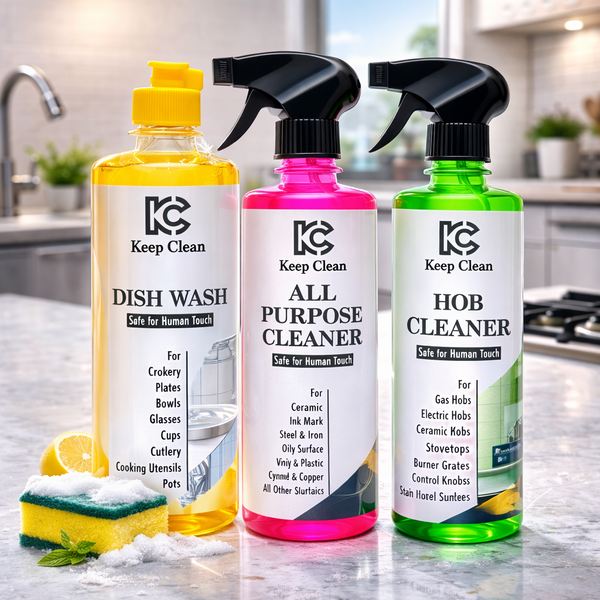 Kitchen Power Trio Bundle – Complete Grease & Surface Cleaning Kit